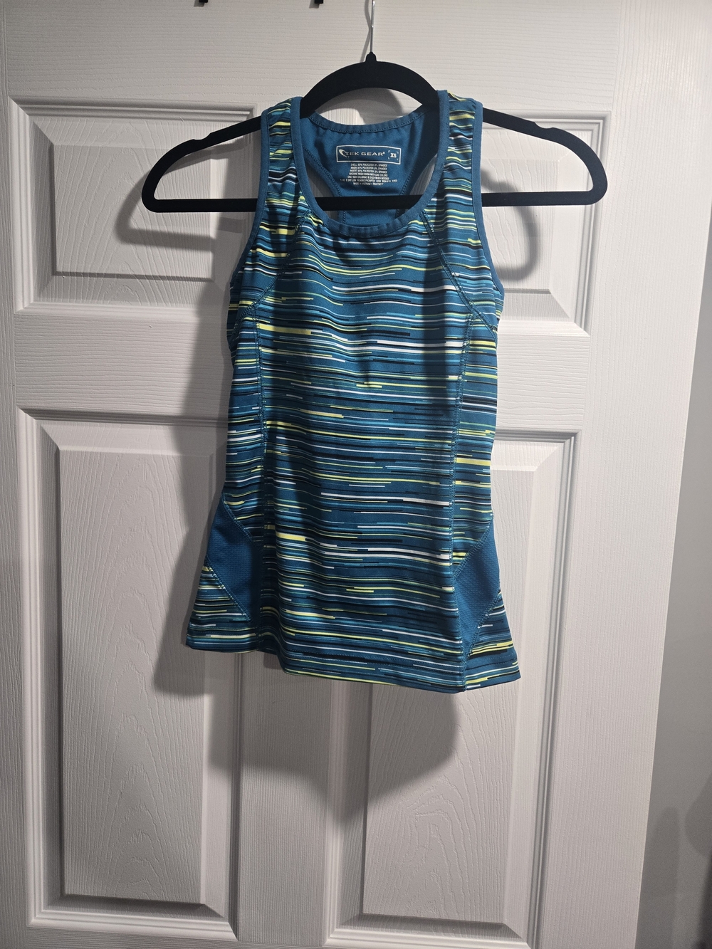 Tek Gear Teal Striped Women’s  Tankini Top